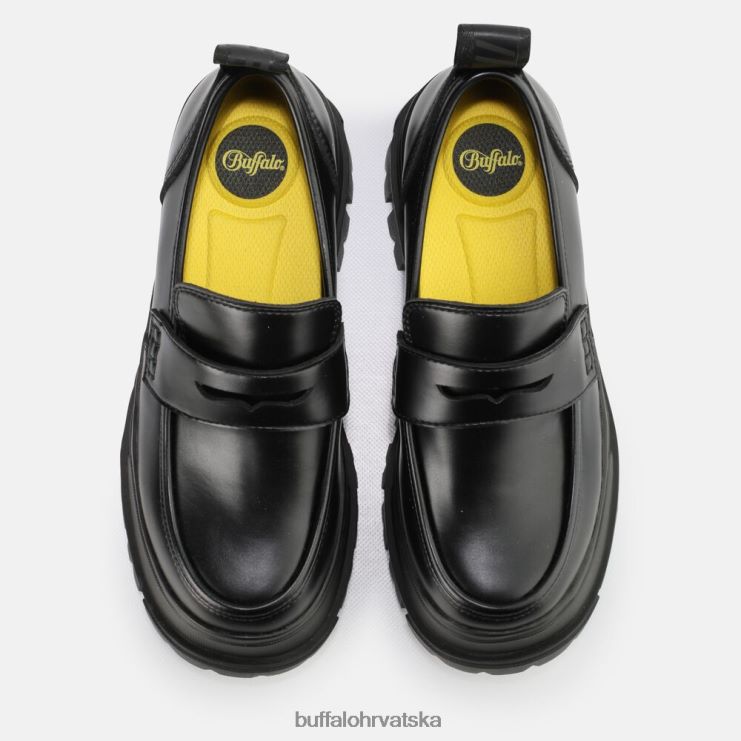 crno Buffalo aspha loafer cipela ravna veganska nappa |mokasinke TDD6T665
